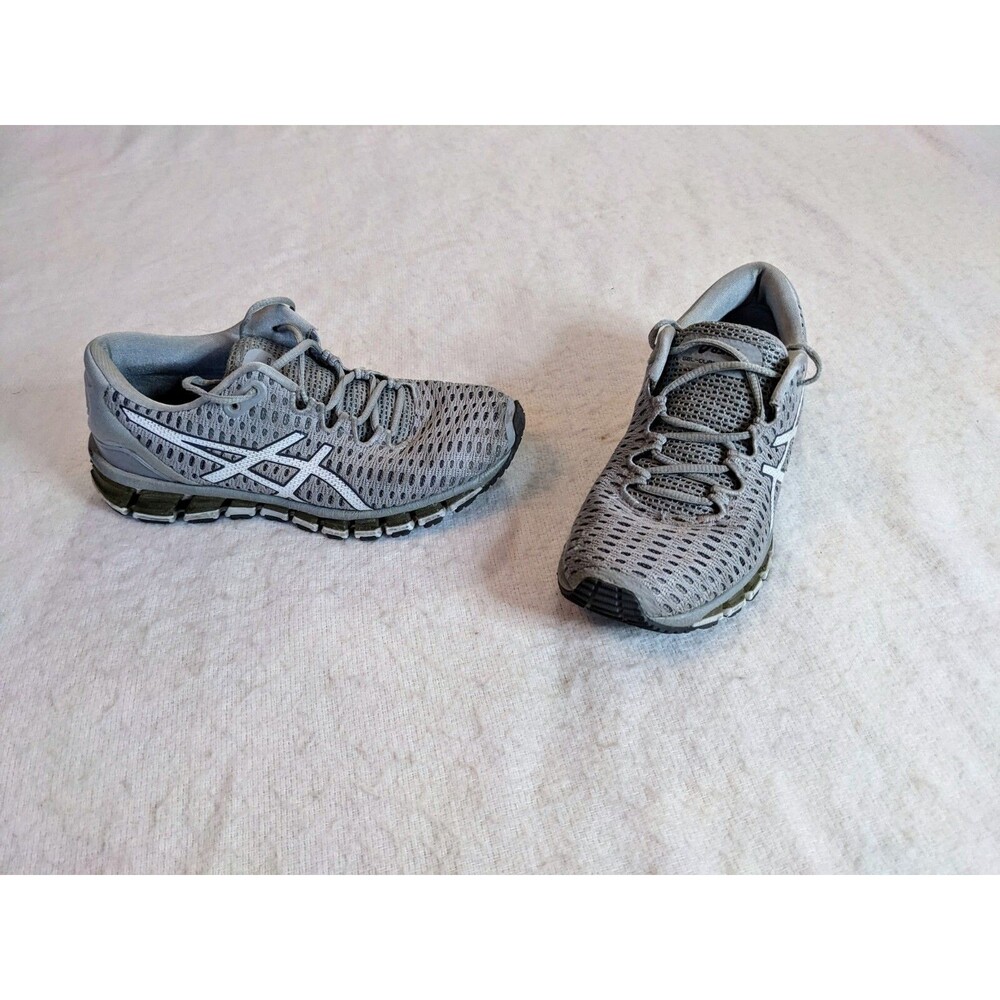 Asics Gel -Quantum 360 Knit Shoes Women's Size 6 Running Casual Grey White